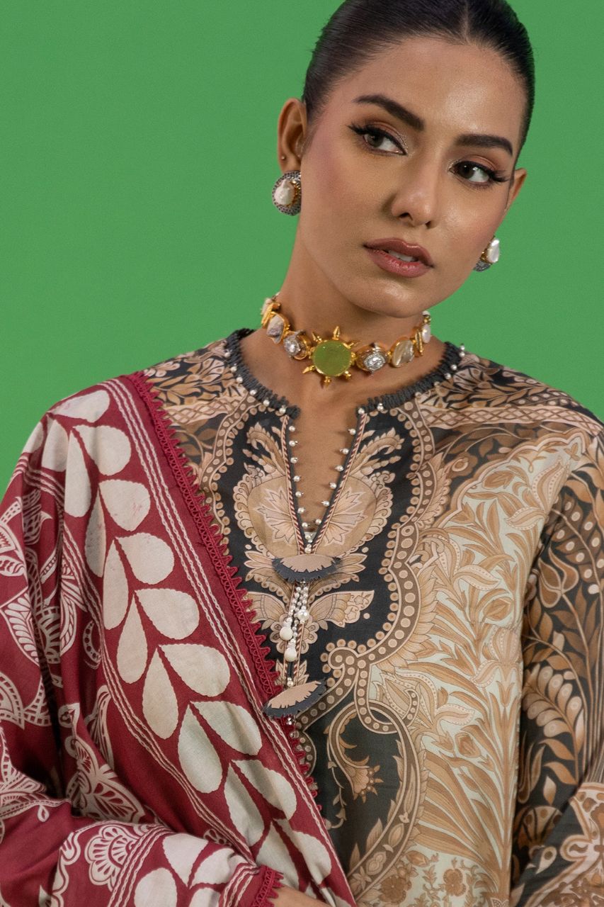 Sana Safinaz Digital Printed Lawn 3PC