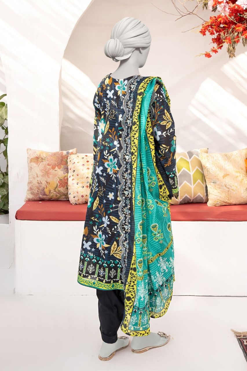 Seher By Almeerah Luxury Printed Embroidered Lawn 3PC