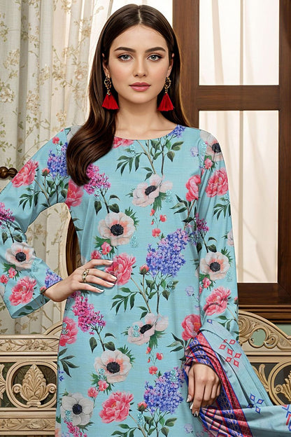 Seerat By Tawakkal Digital Printed & Emb Lawn 3PC