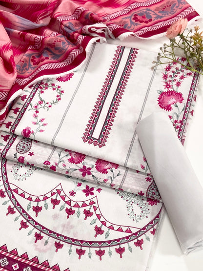 Minha By Shanaya Digital Printed Lawn 3PC