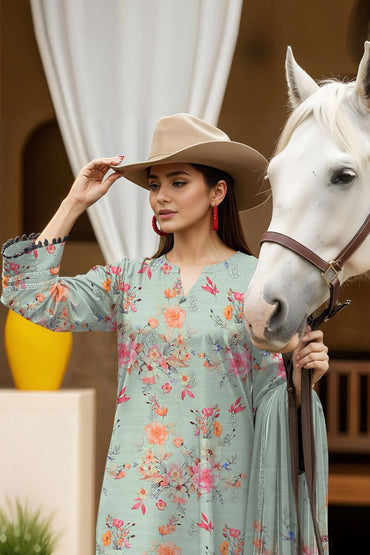 Muskan By Tawakkal Digital Embroidered Lawn 3PC