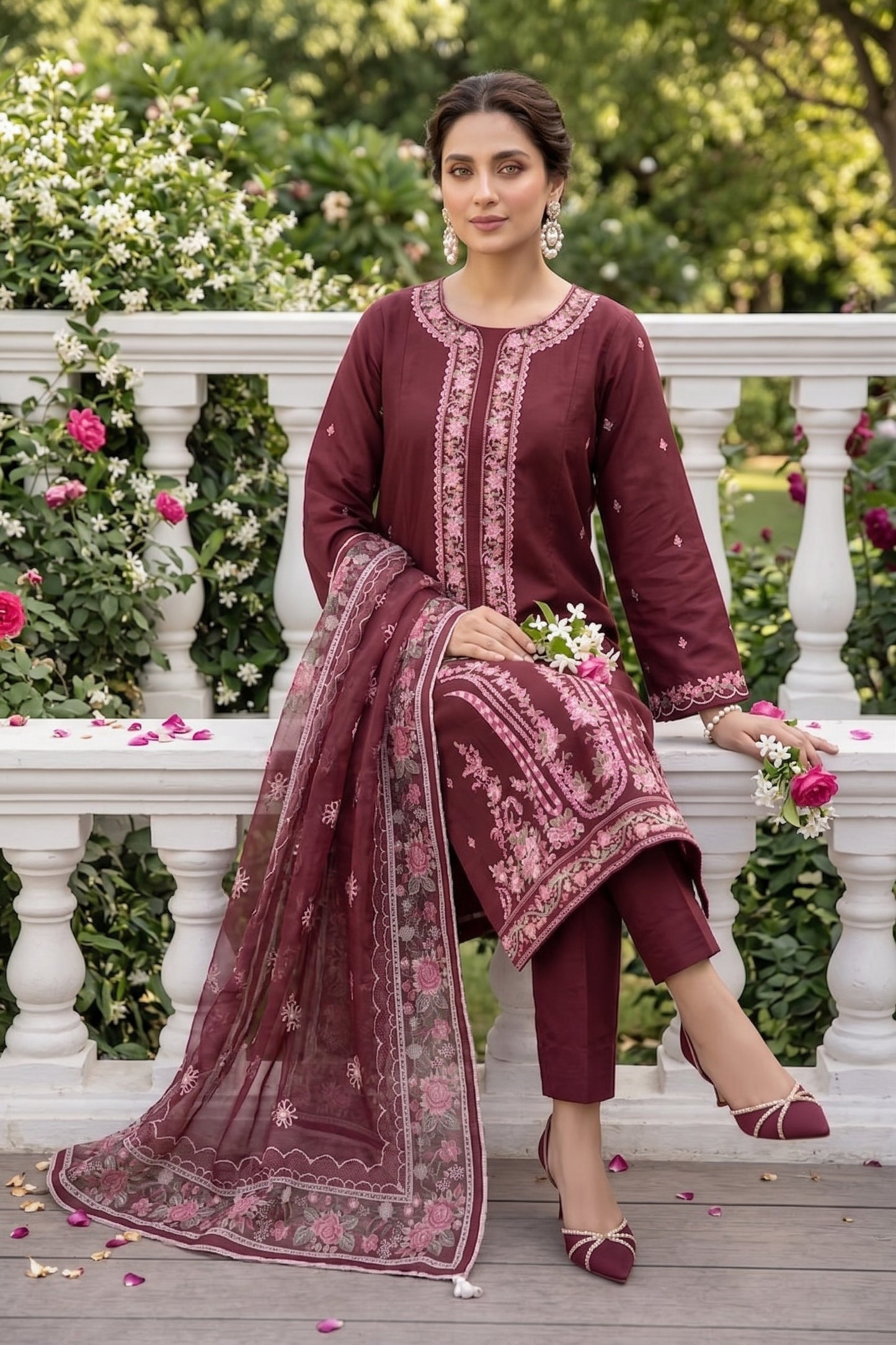 Naqsh-E-Jahan By Anaya Noor Fully Embroidered 3PC