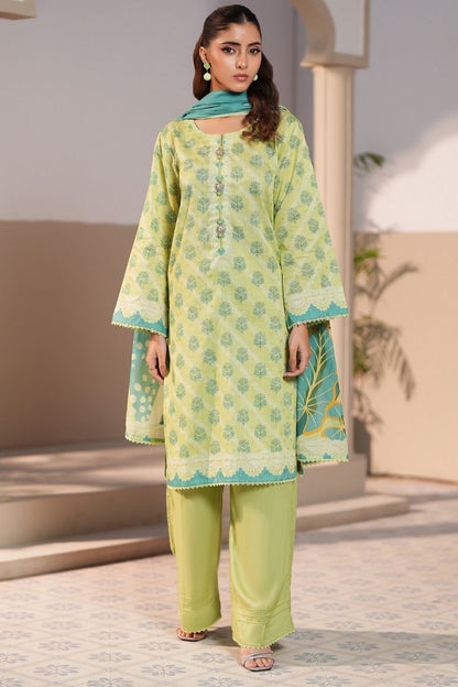 Jacquard By Regalia Digital Printed Lawn 3PC
