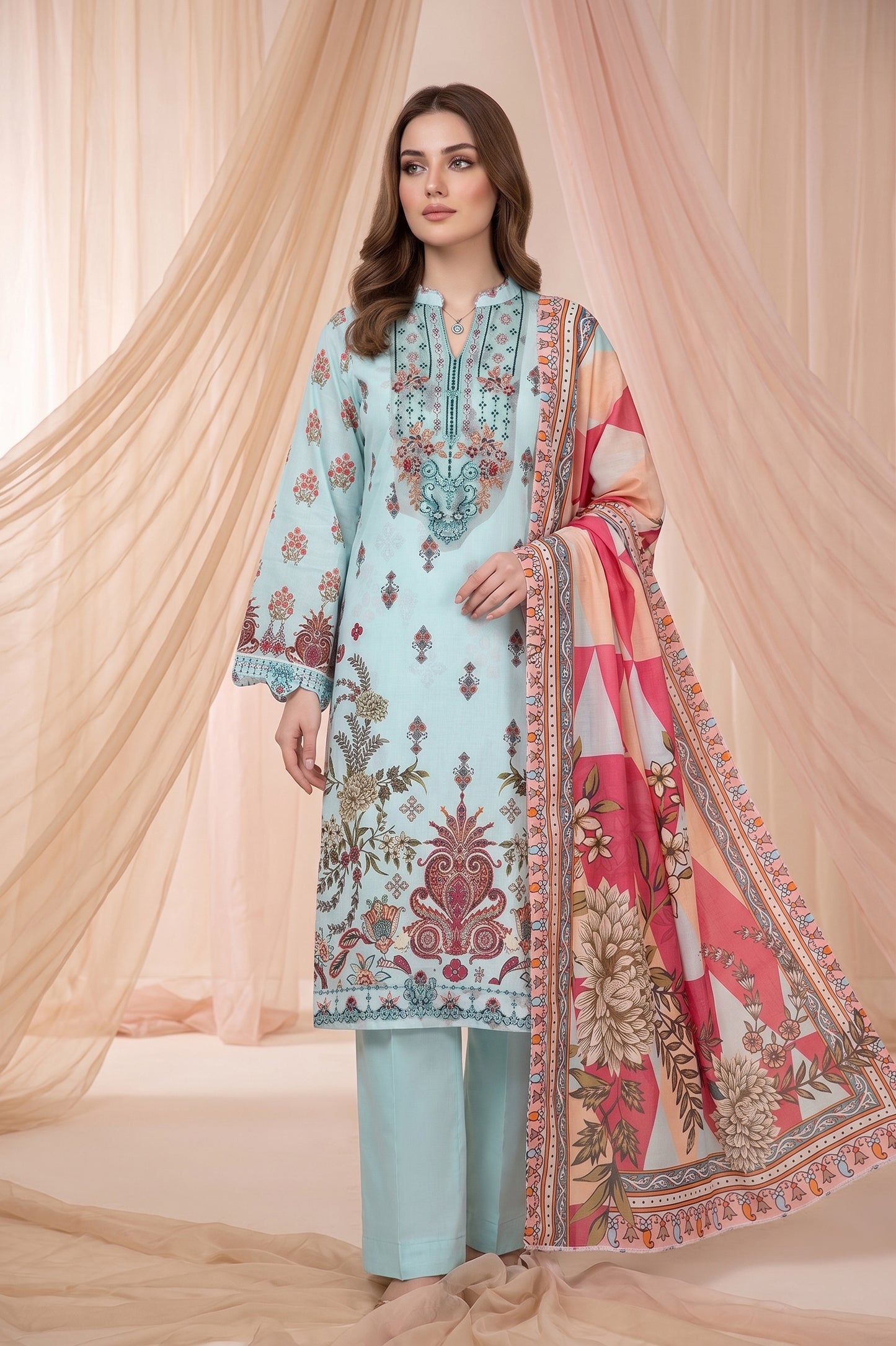 Gulnaar By Anaya Noor Digital Printed Lawn 3PC