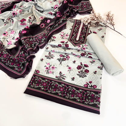 Kayseria Digital Printed Bana Dora Linen 3PC