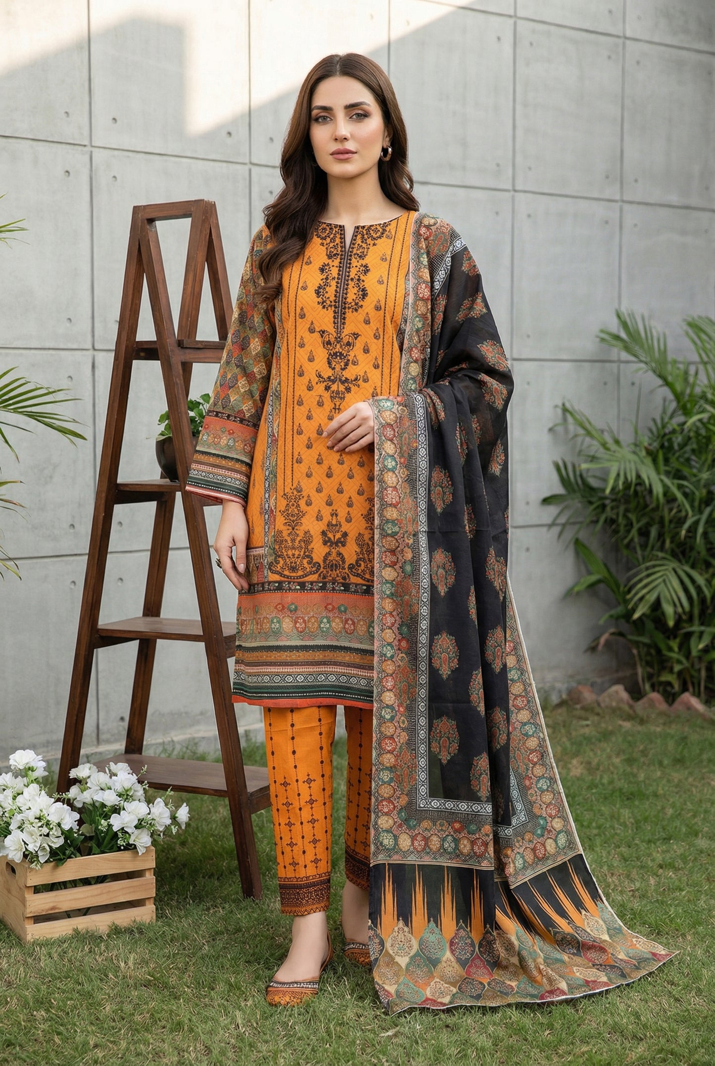 Anaya Noor Co-Ord Collection Digital Print 3PC