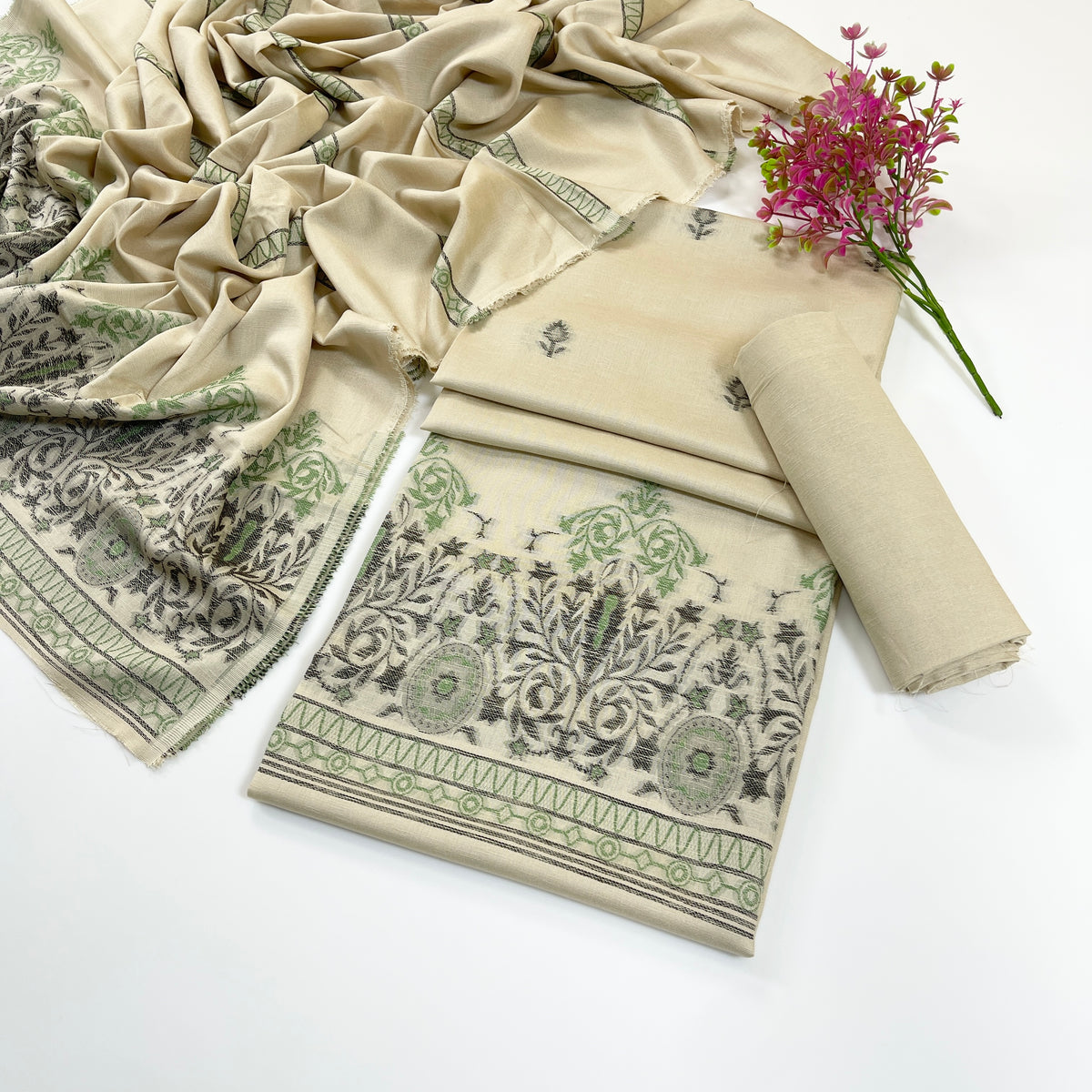 Sapphire Jacquard Karandi 3PC