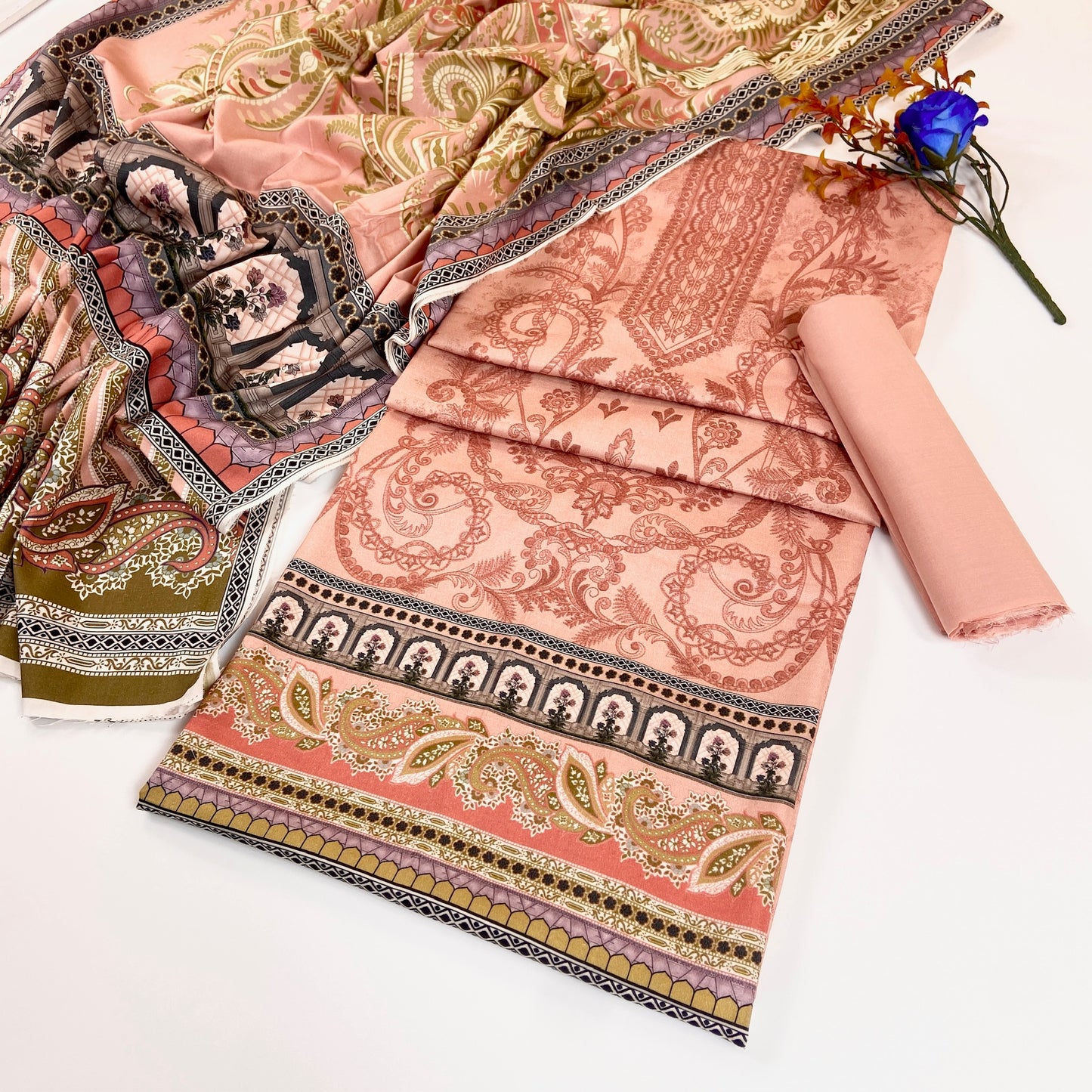 Mausummery Digital Printed Linen 3PC