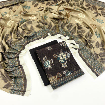 Anaya Noor Printed Chamki Khaddar 3PC