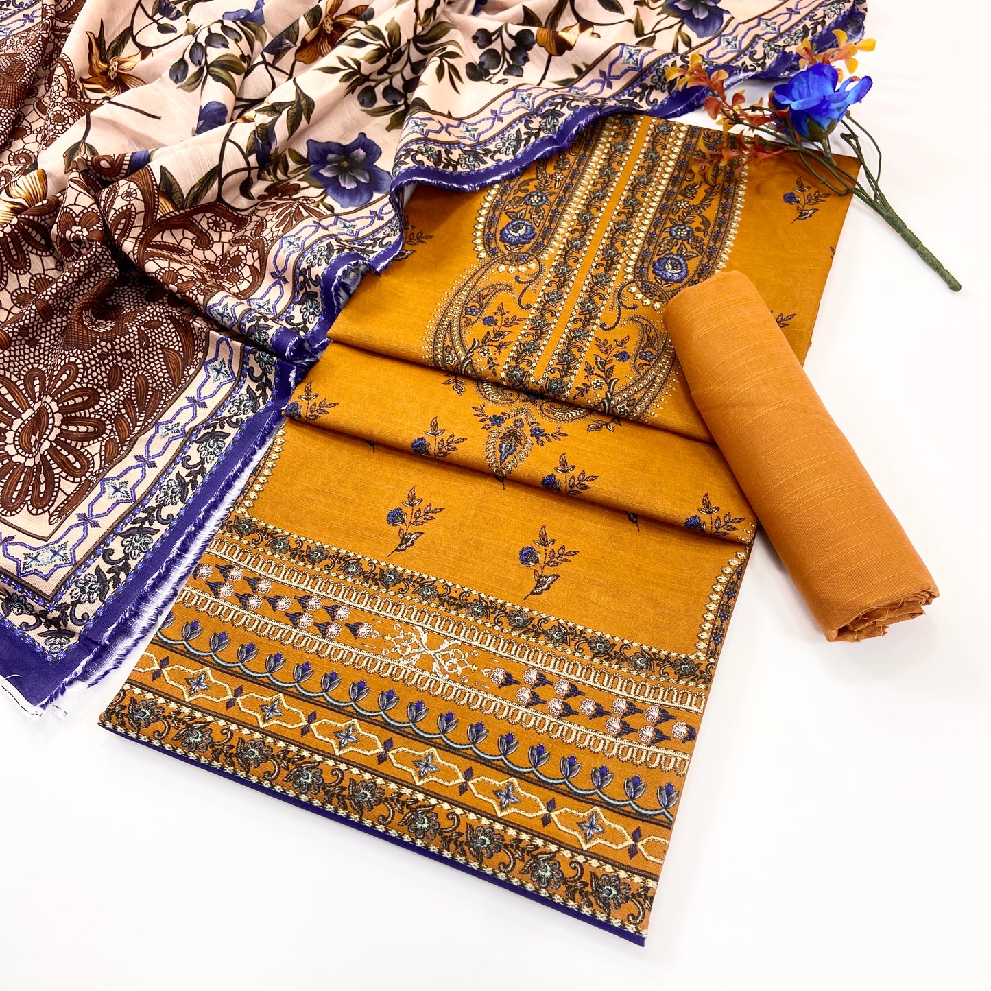 Mashaim Digital Printed Khaddar 3PC