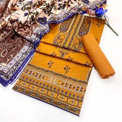 Mashaim Digital Printed Khaddar 3PC