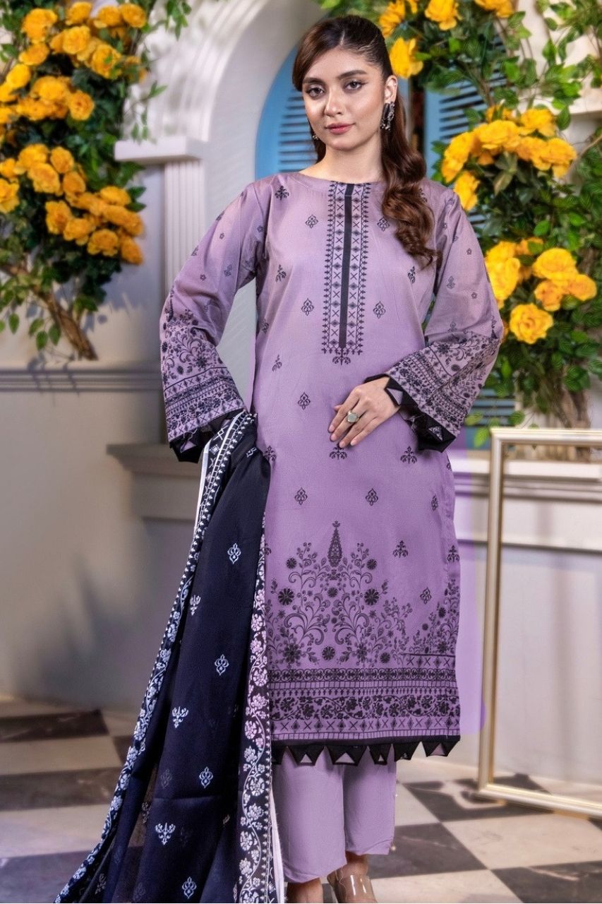Rangoli By Janan Premium Printed Lawn 3PC