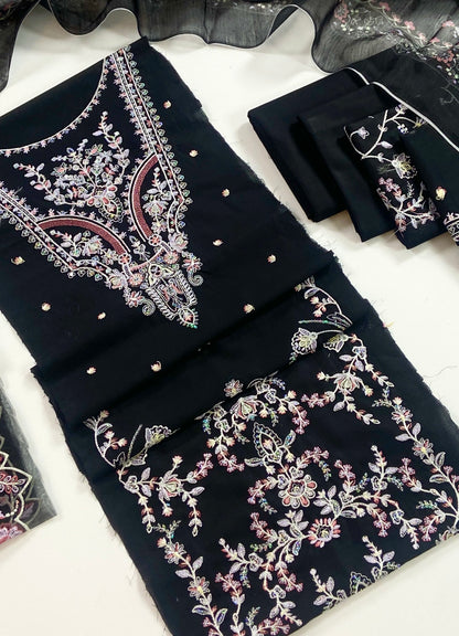 Rise By Anaya Noor Heavy Plain Emb Lawn 3PC