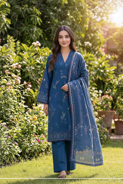 Zync By Florent Digital Printed Lawn 3PC