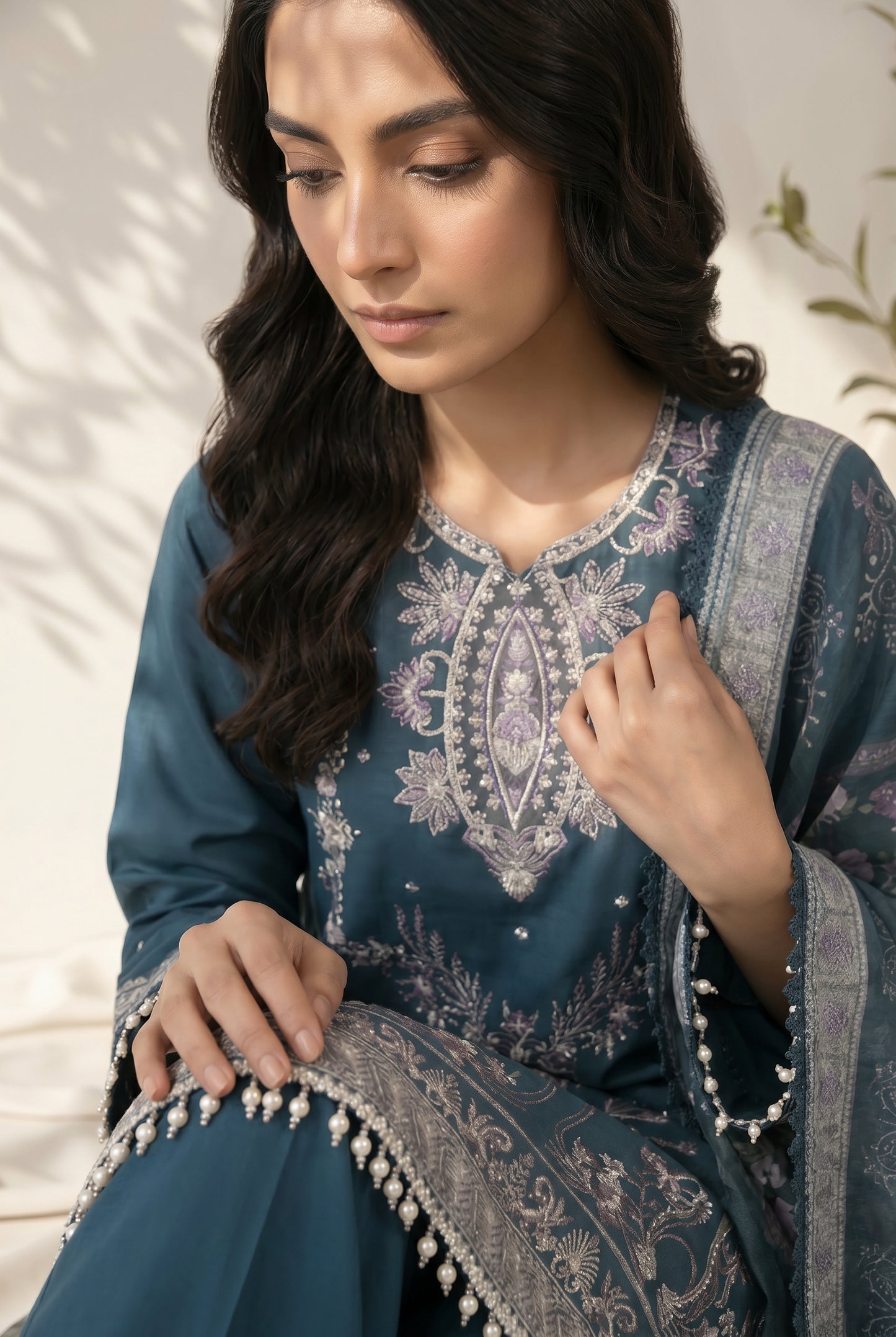 Dewani By Anaya Noor – Embroidered Lawn 3PC