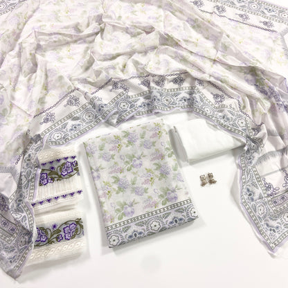 Shanaya Digital Emb Lawn 3PC