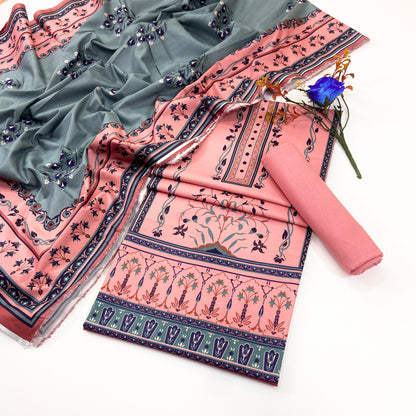 Anaya Noor Digital Printed Cotry Khaddar 3PC
