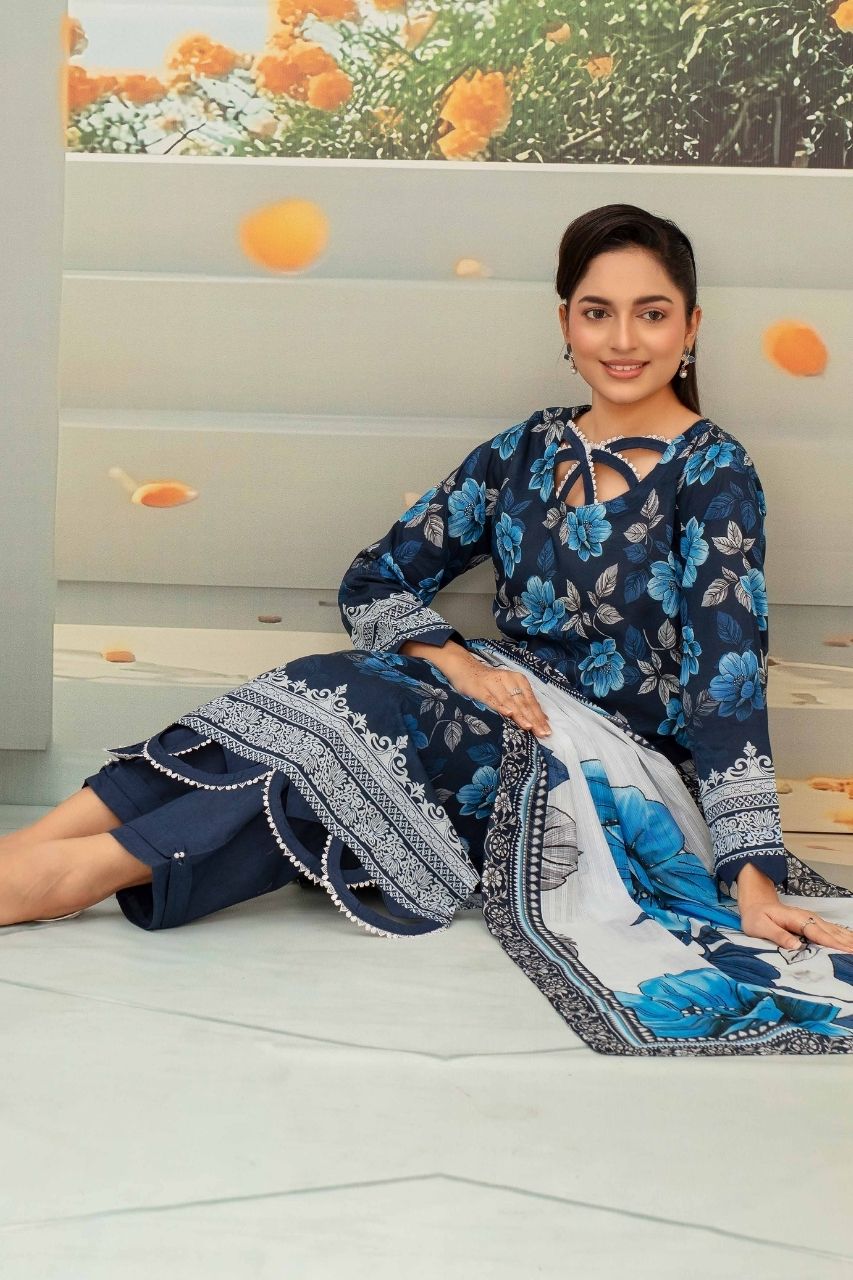 Fabiha By Feroza Digital Printed Lawn 3PC