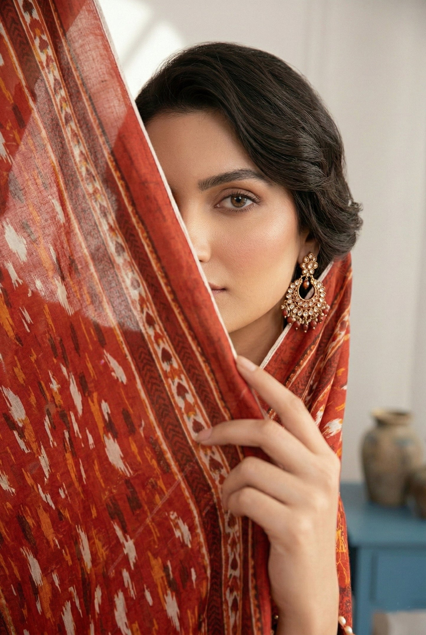 Angan By Anaya Noor Emb & Printed Lawn 3PC