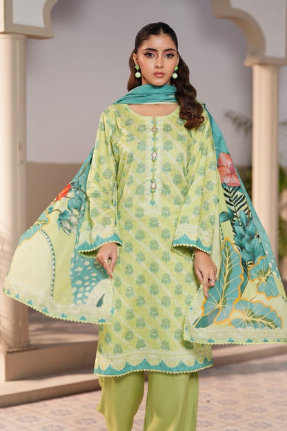 Jacquard By Regalia Digital Printed Lawn 3PC