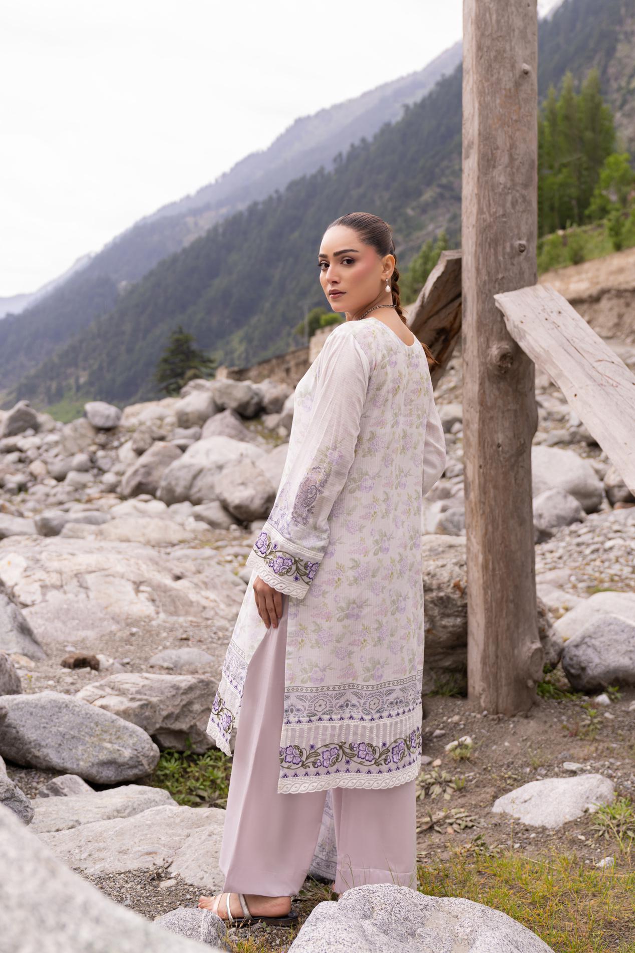Shanaya Digital Emb Lawn 3PC