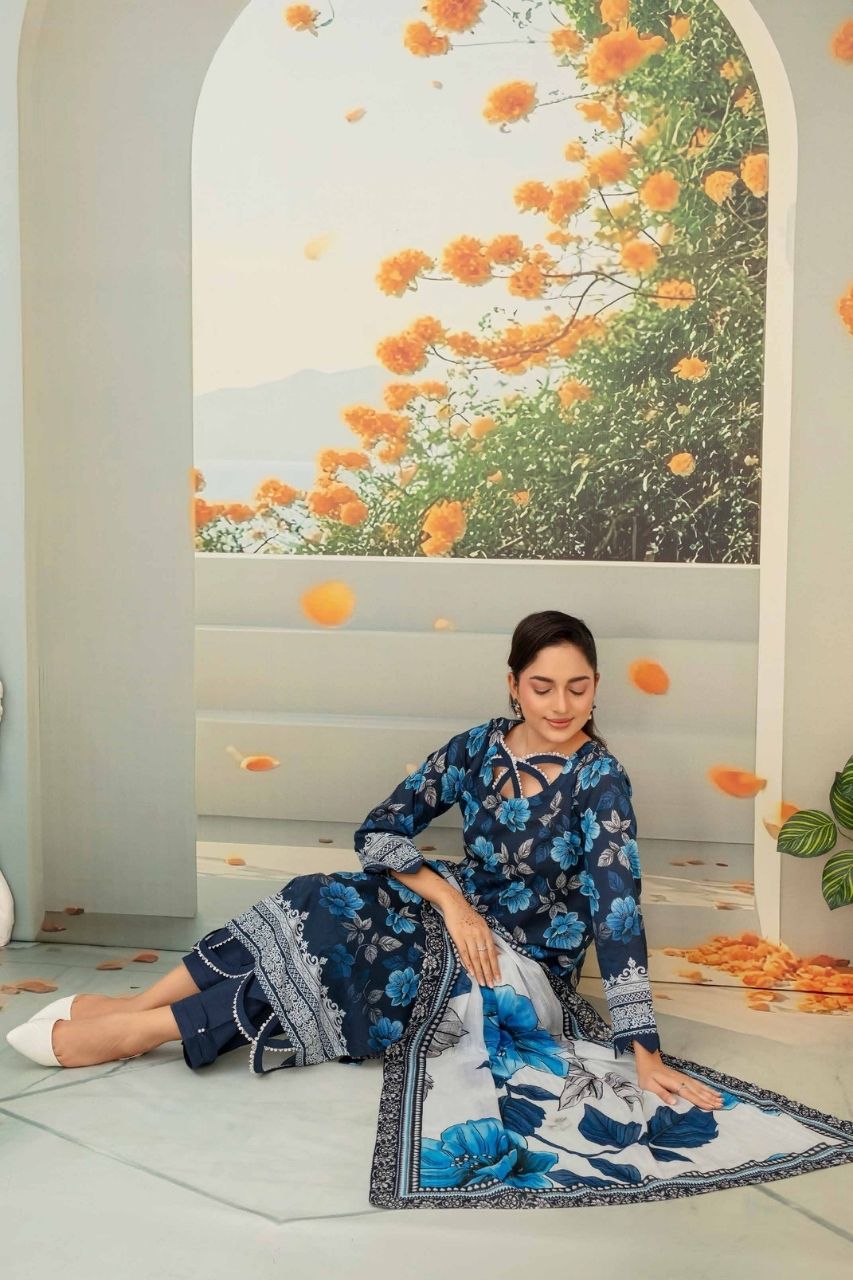 Fabiha By Feroza Digital Printed Lawn 3PC