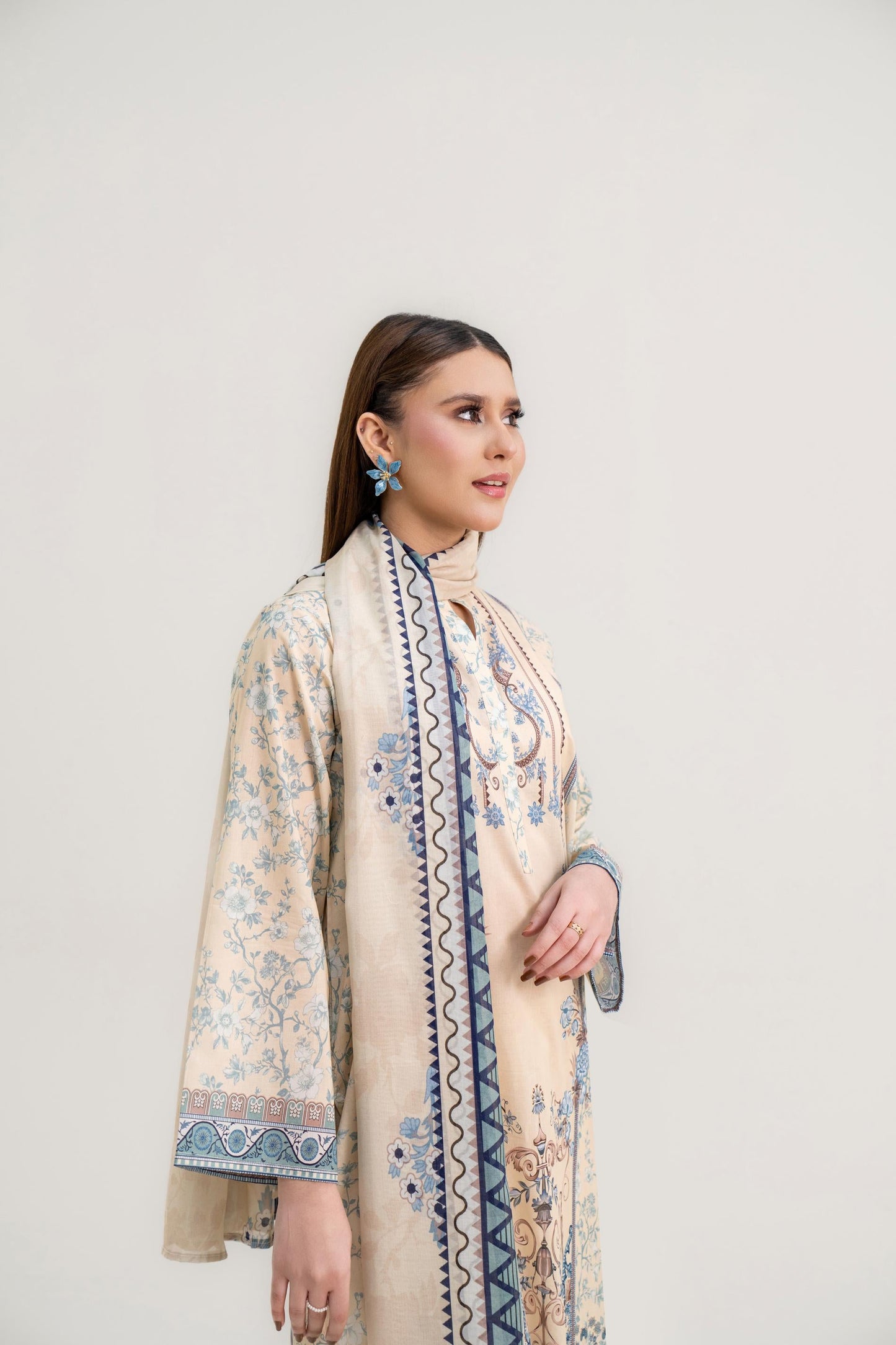 Sarah By Shanaya Premium Printed Lawn 3PC