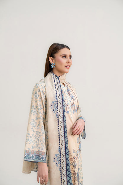 Sarah By Shanaya Premium Printed Lawn 3PC