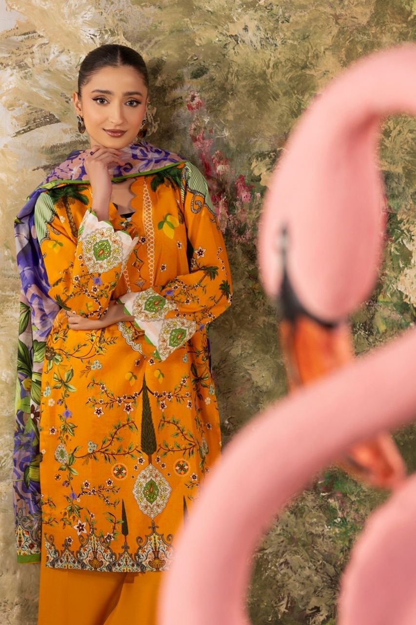 Naghma By Paltar Premium Printed Lawn 3PC