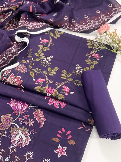 Riwayat By Shanaya Digital Printed Lawn 3PC