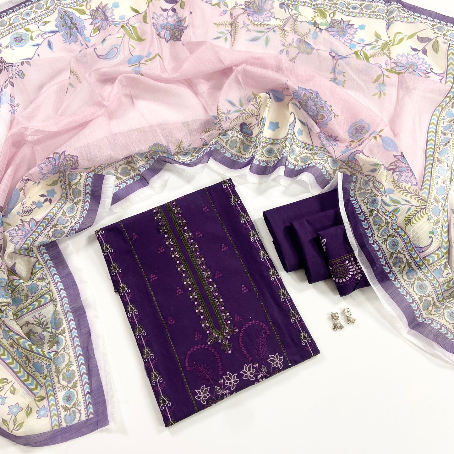 Lakhany Fully Embroidered Lawn 3PC