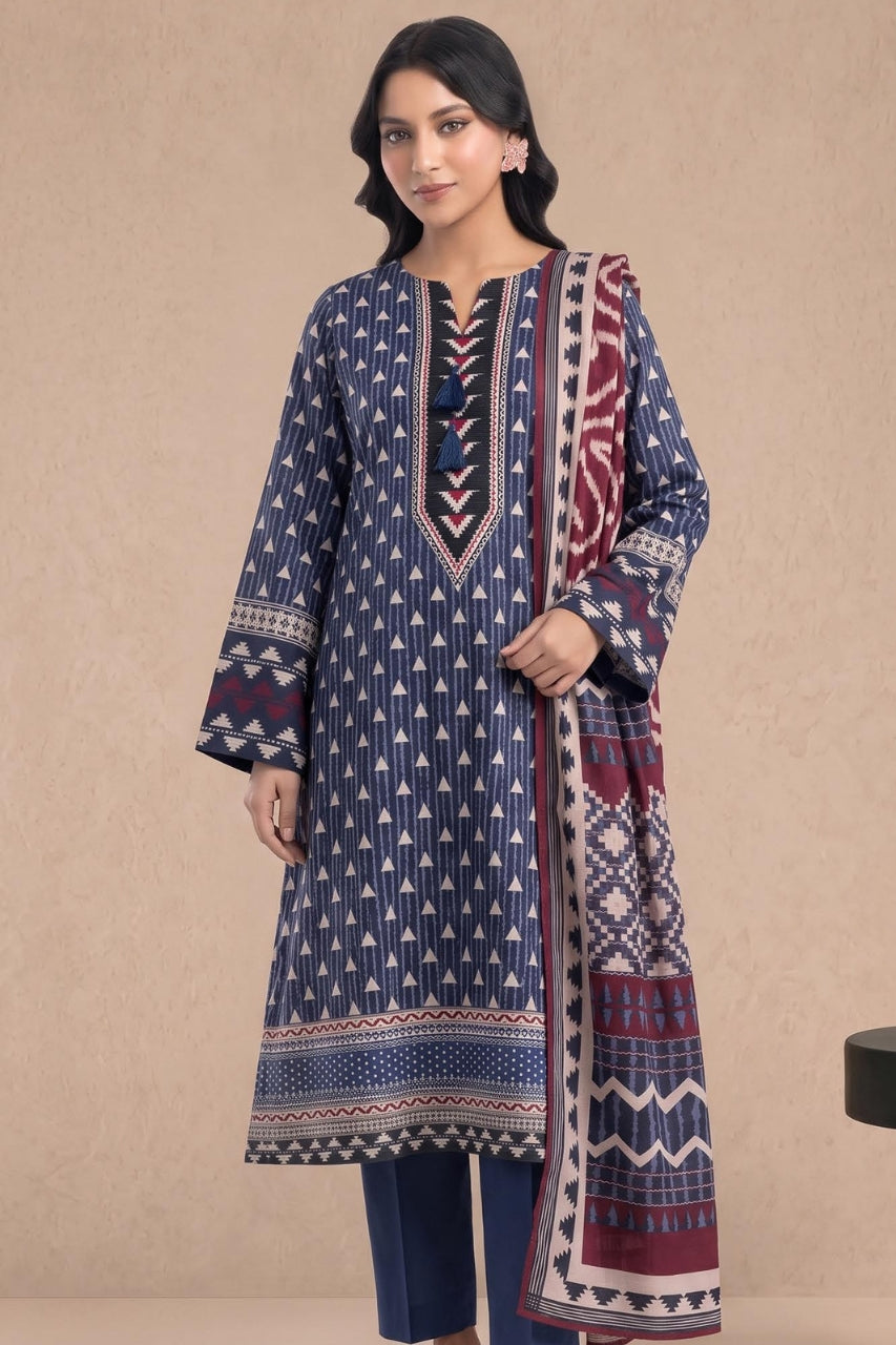 Bonanza Satrangi Digital Printed Khaddar 3PC