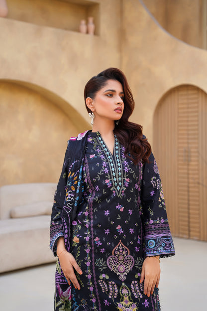 Floral By Anaya Noor Digital Printed Lawn 3PC
