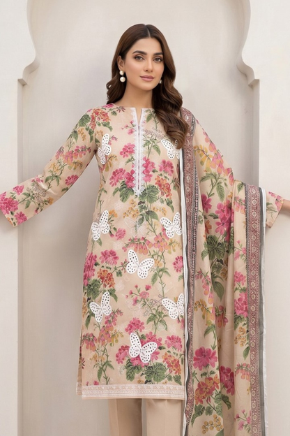 Maliha By Anaya Noor Emb Lawn 3PC