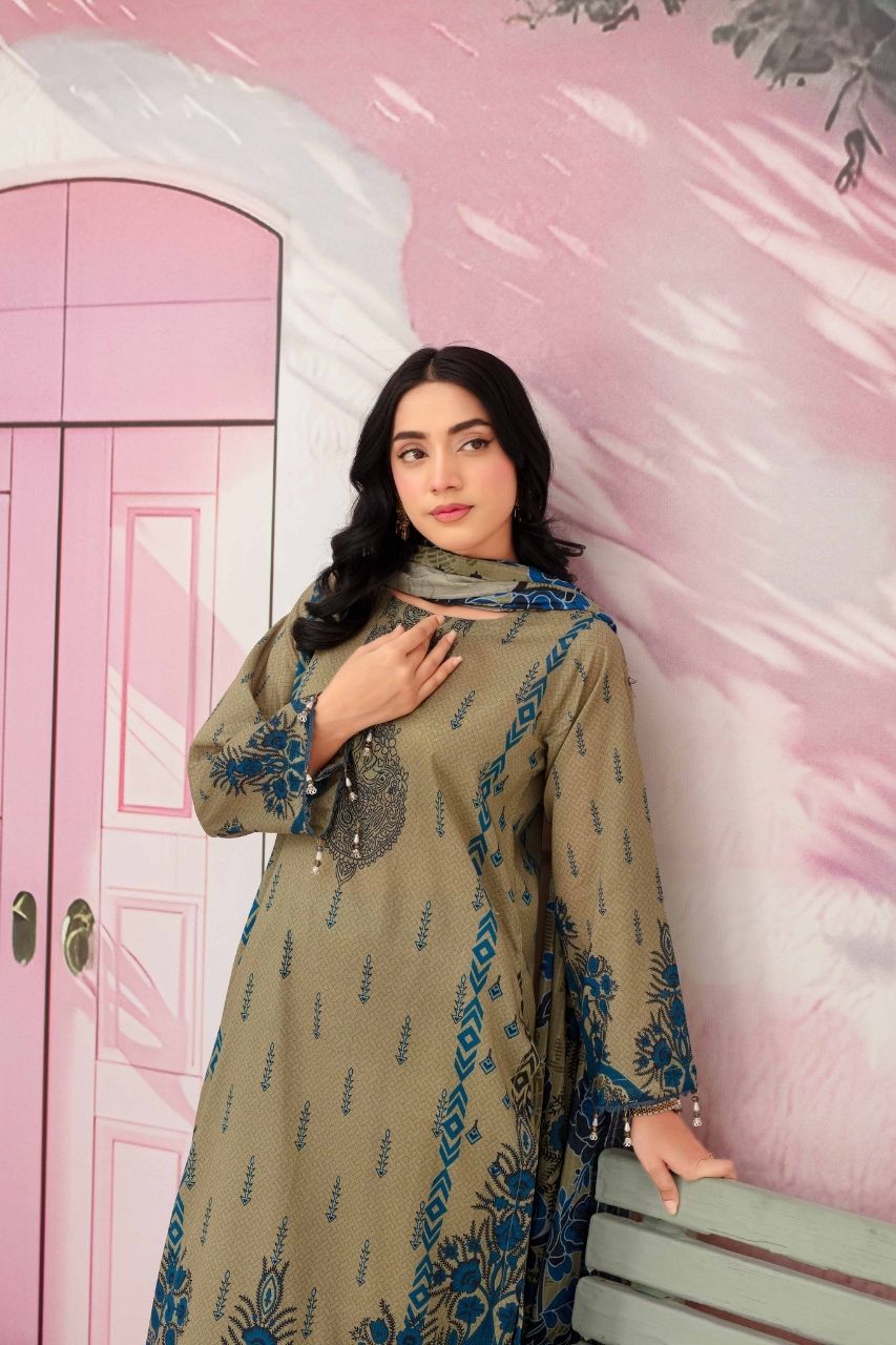 Fabiha By Feroza Digital Printed Lawn 3PC