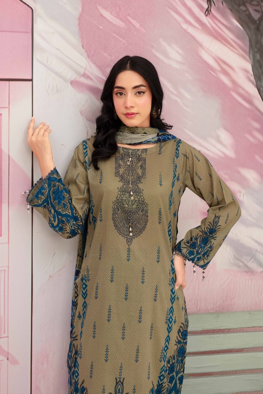 Fabiha By Feroza Digital Printed Lawn 3PC