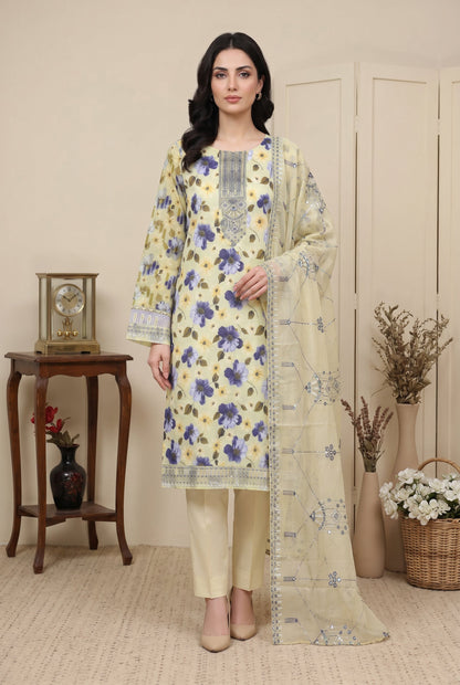Marvel By Anaya Noor Digital Printed Lawn 3PC