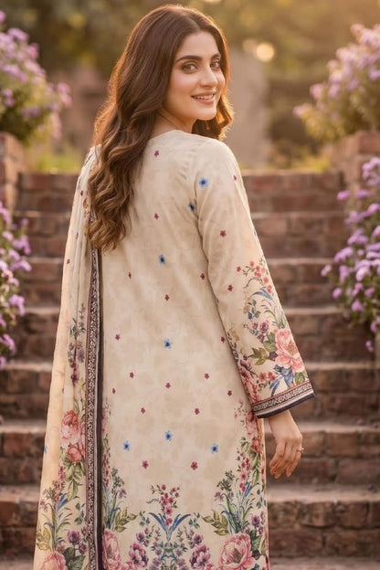 Mashaim Digital Printed Lawn 3PC