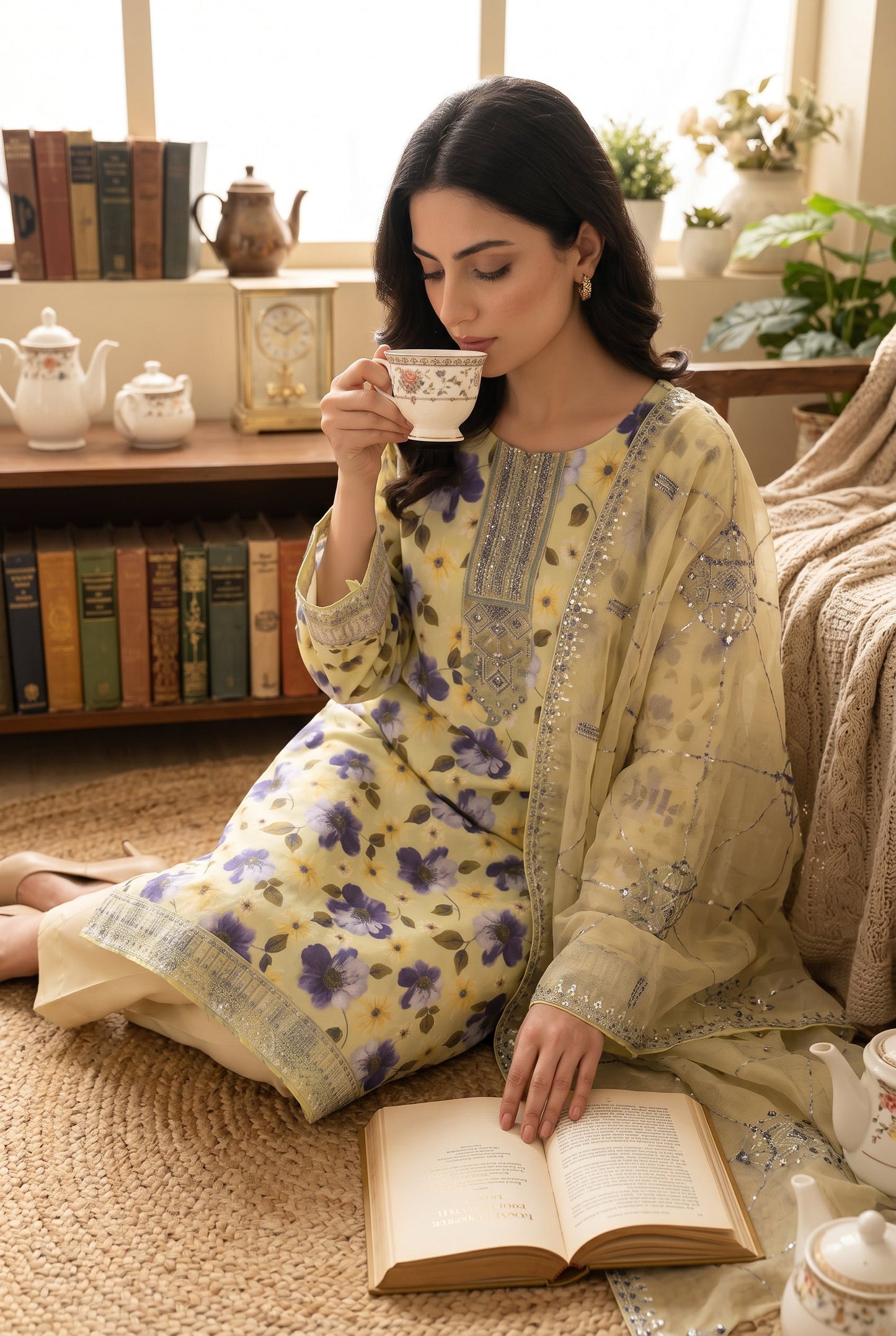 Marvel By Anaya Noor Digital Printed Lawn 3PC