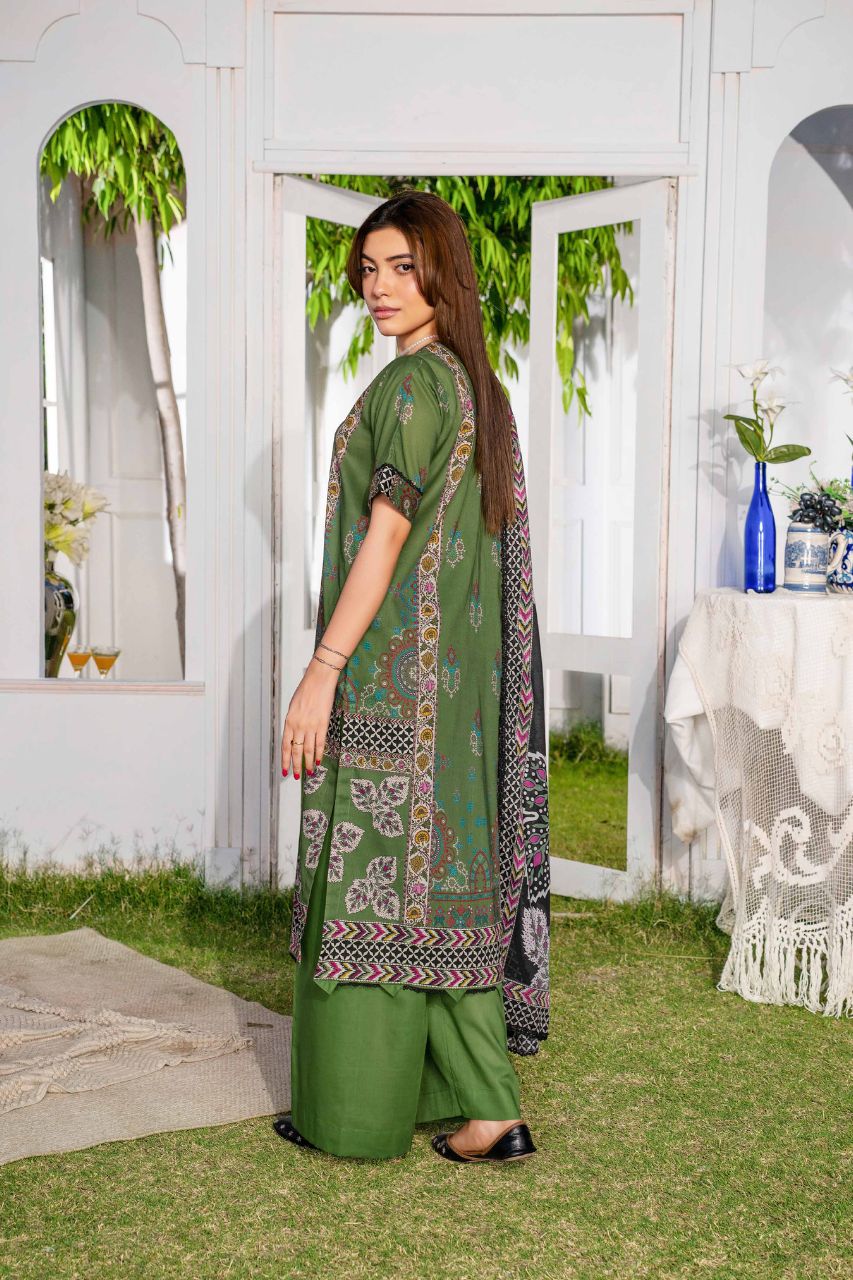 Raabi Premium Printed Lawn 3PC