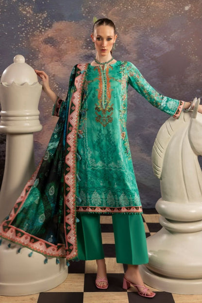 Dill Buro By Paltar Premium Printed Lawn-3PC