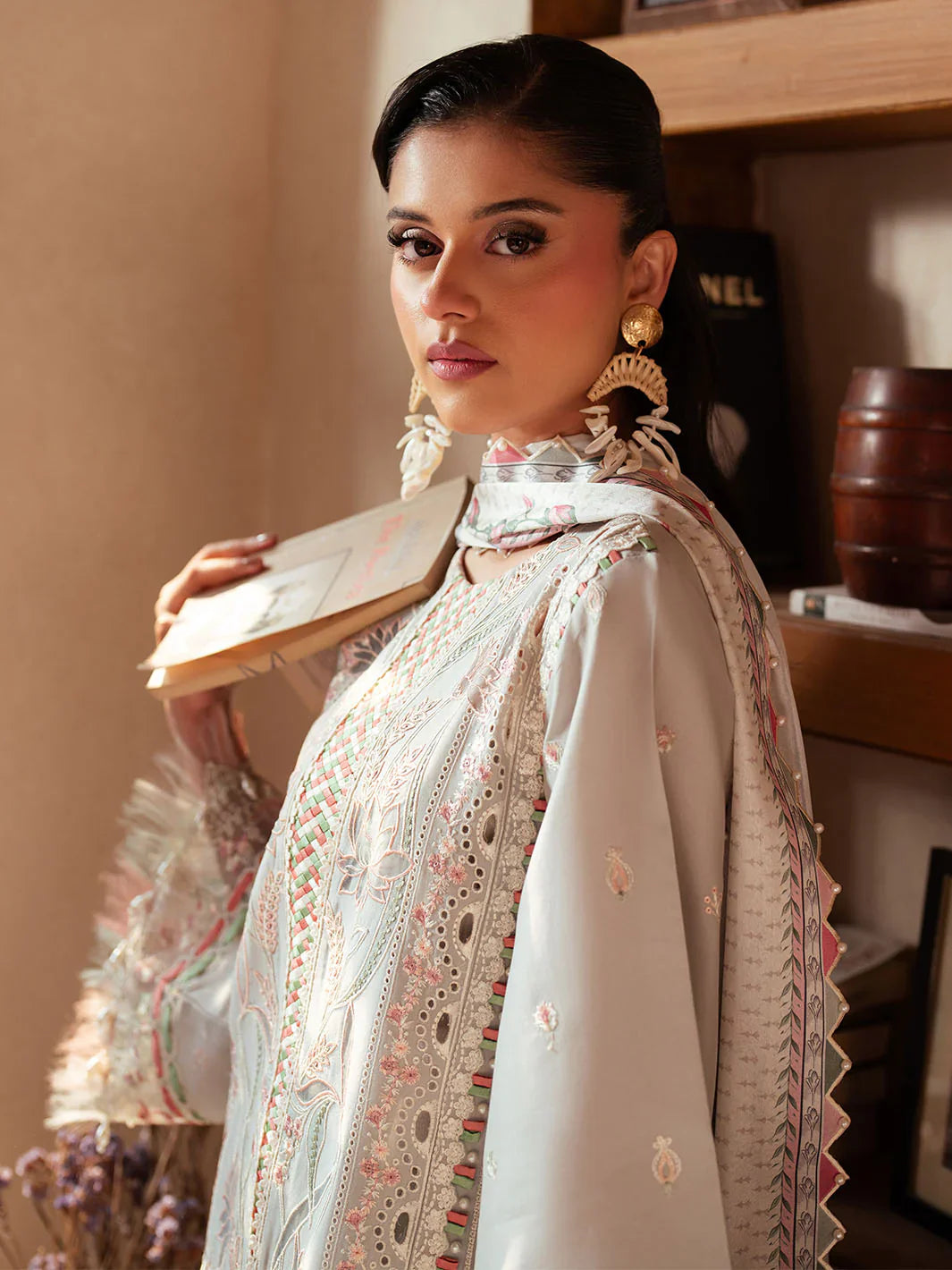Mehroz | Bin ilyas Luxury Lawn | 3PC
