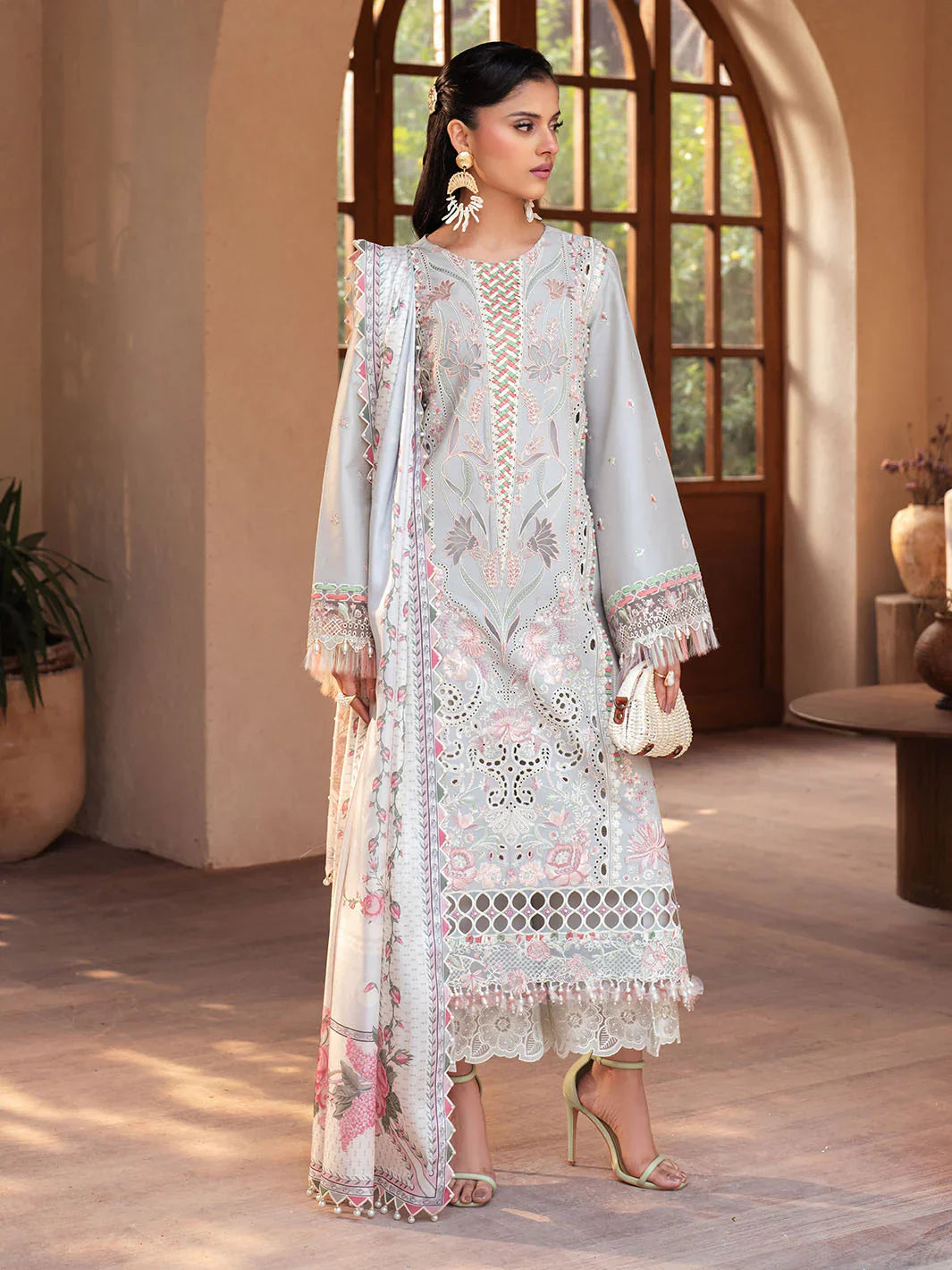 Mehroz | Bin ilyas Luxury Lawn | 3PC