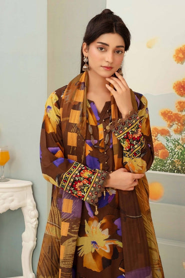 Fabiha By Feroza Digital Printed Lawn 3PC