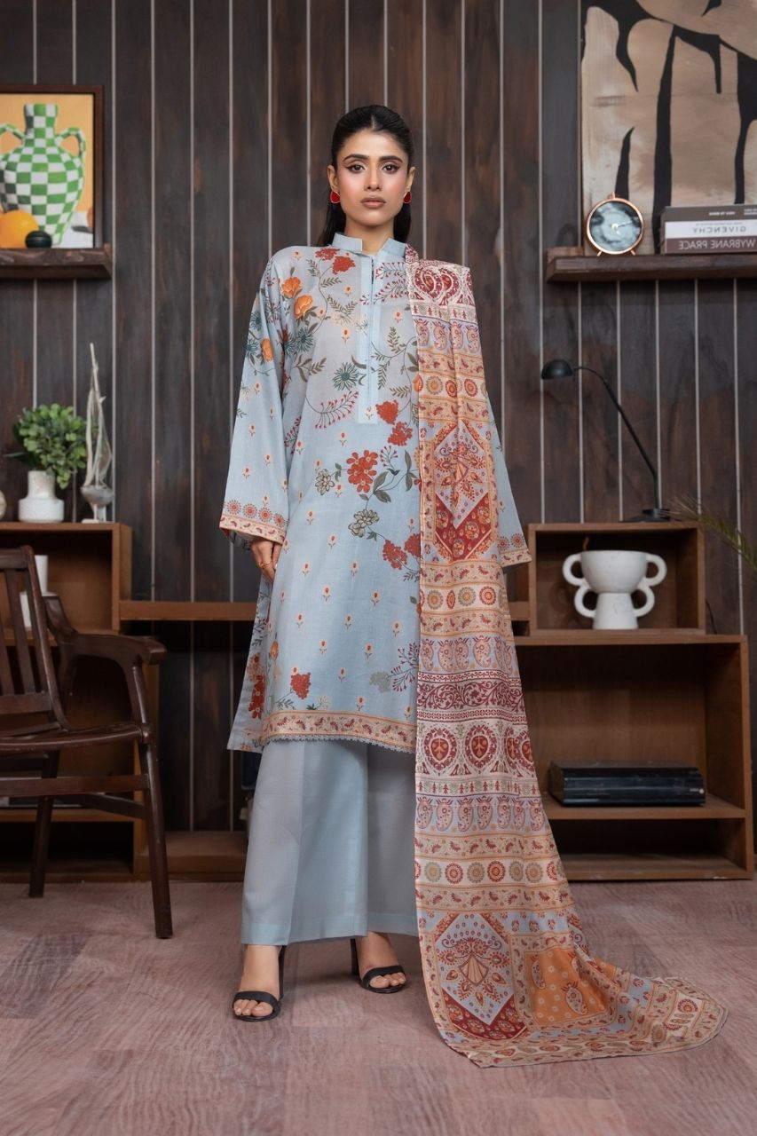 Nigaah By Safa Noor Digital Printed Lawn 3PC