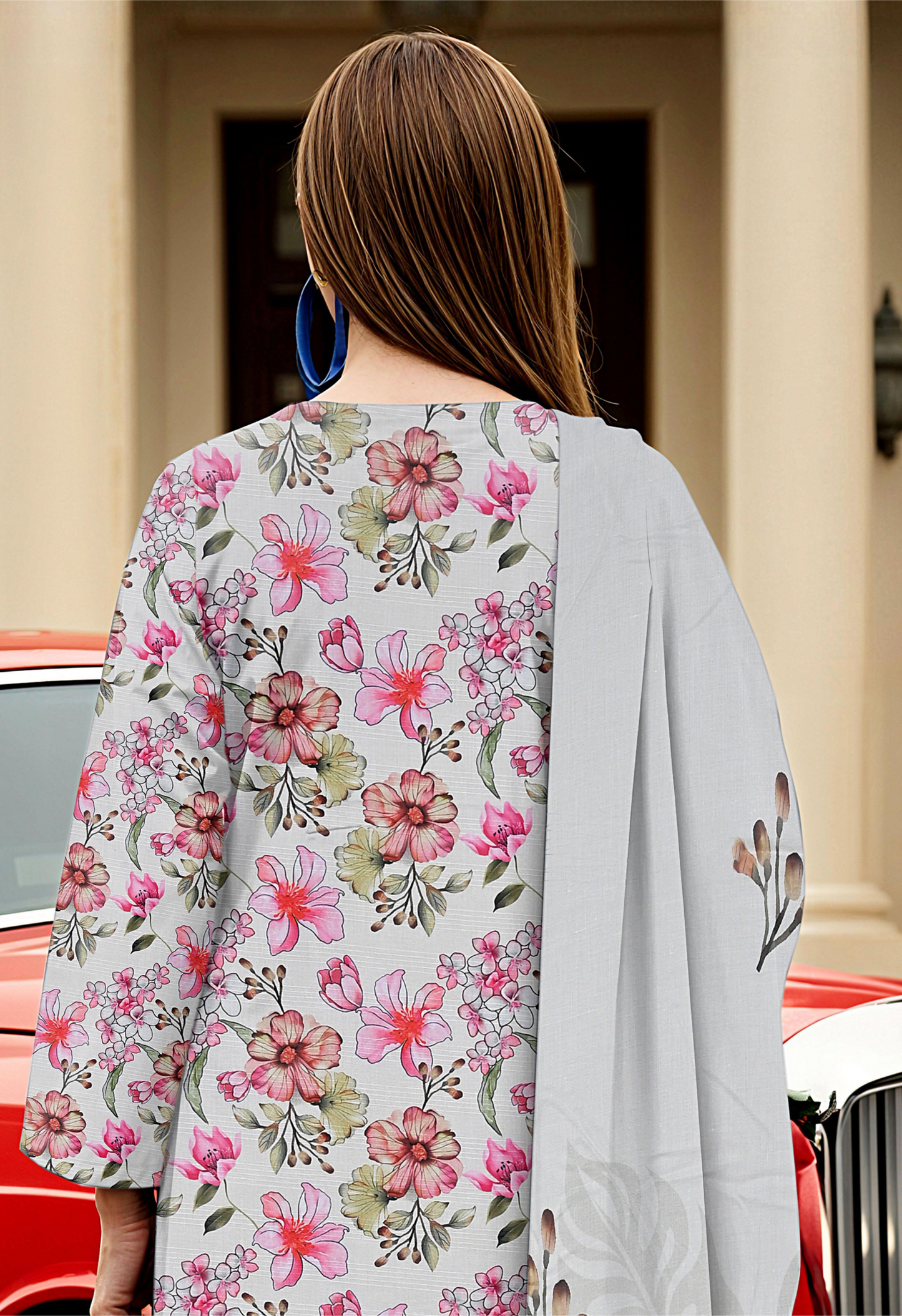 Tawakkal Digital Printed & Emb Lawn 3PC