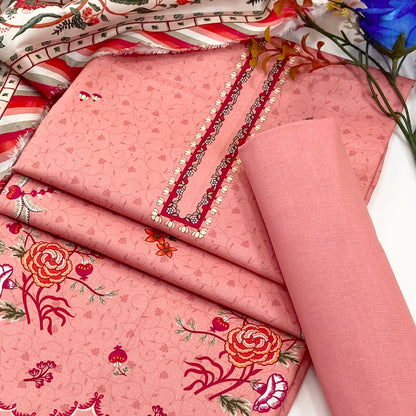 Anaya Digital Printed Cotry Khaddar 3PC