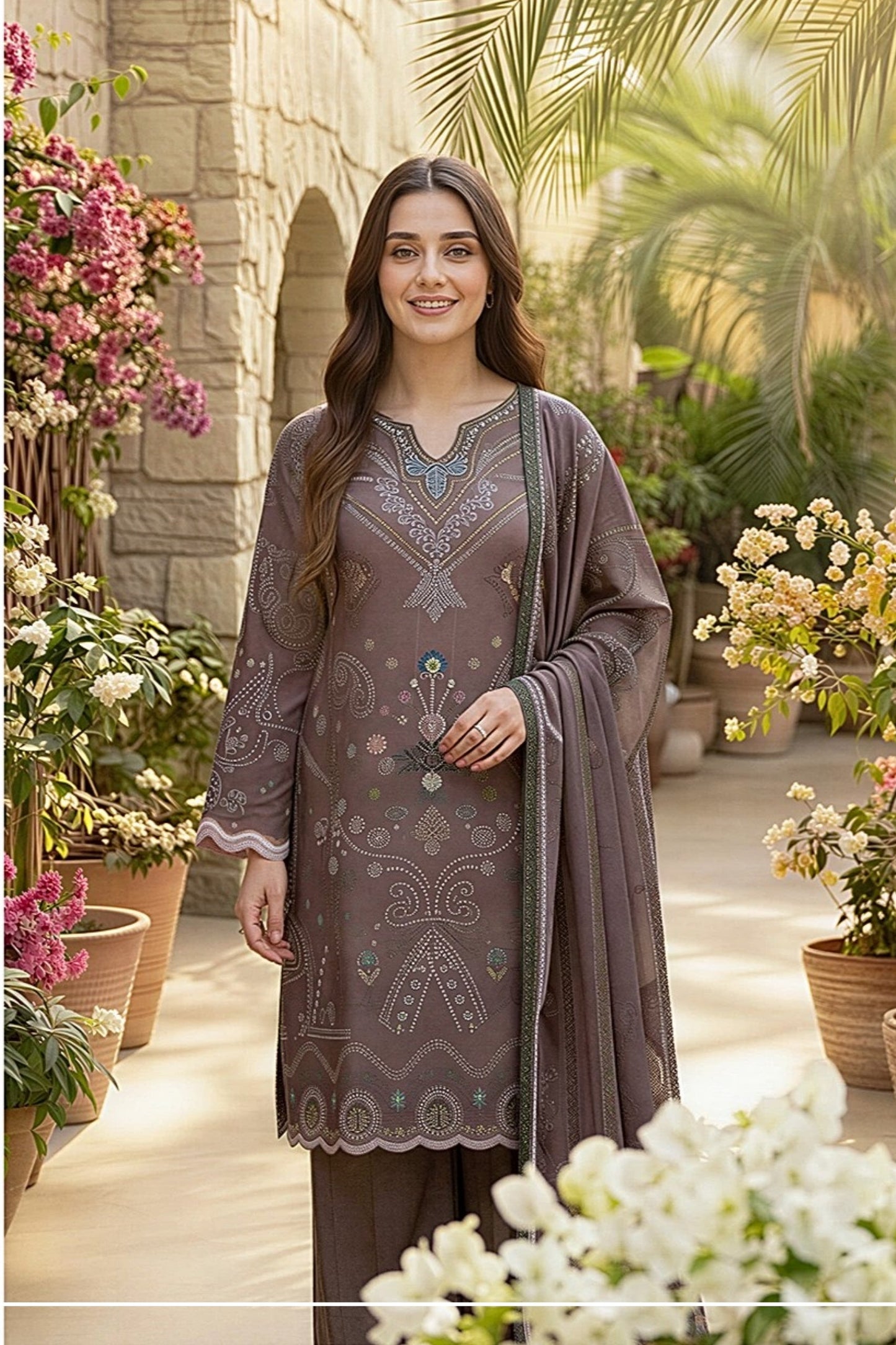 Zync By Florent Digital Printed Lawn 3PC