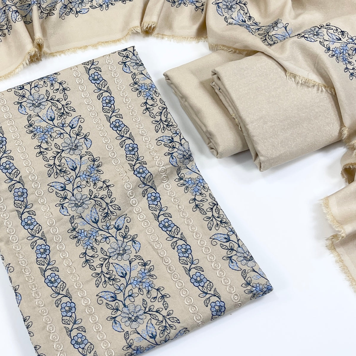 Bareeze Embroidered Karandi 3PC