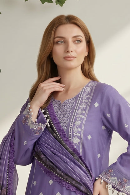 Dewani By Anaya Noor – Embroidered Lawn 3PC